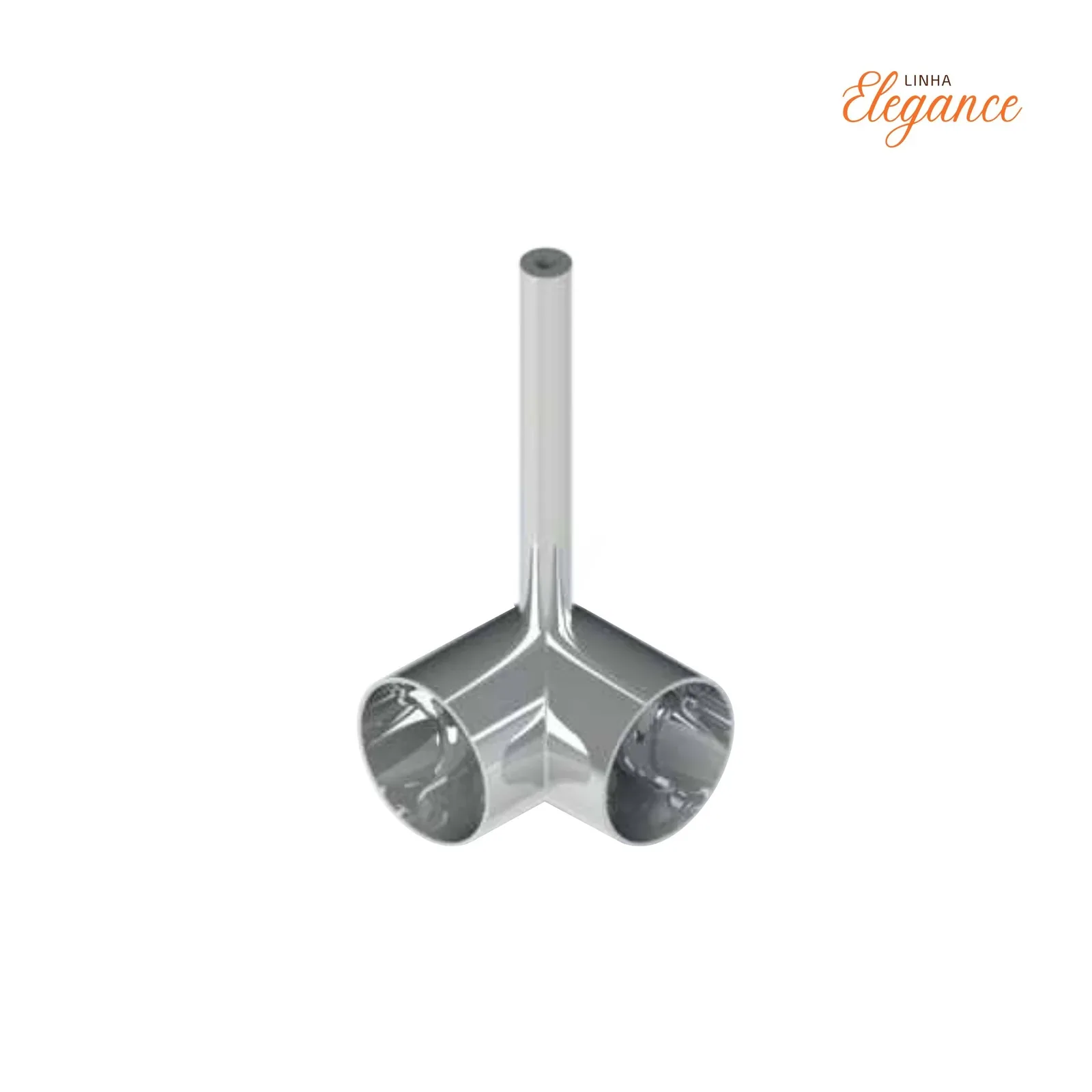 Suporte para tubo cabideiro redondo