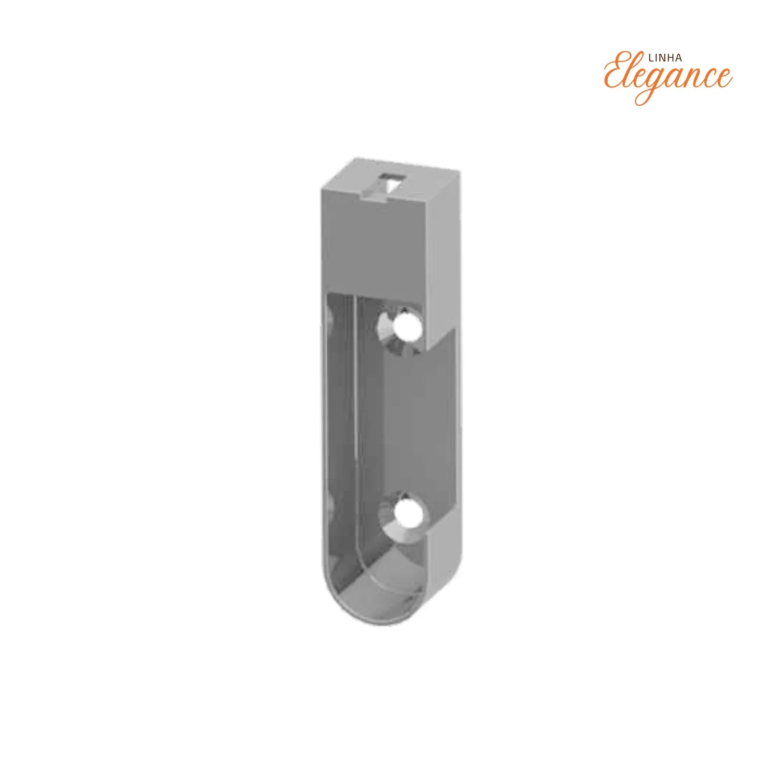 Suporte para tubo cabideiro oblongo