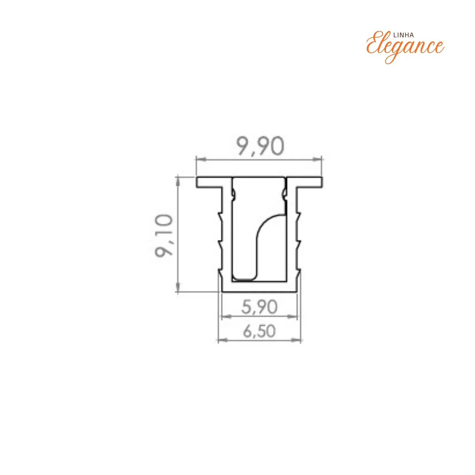 Luminária de embutir super slim — miniatura 2
