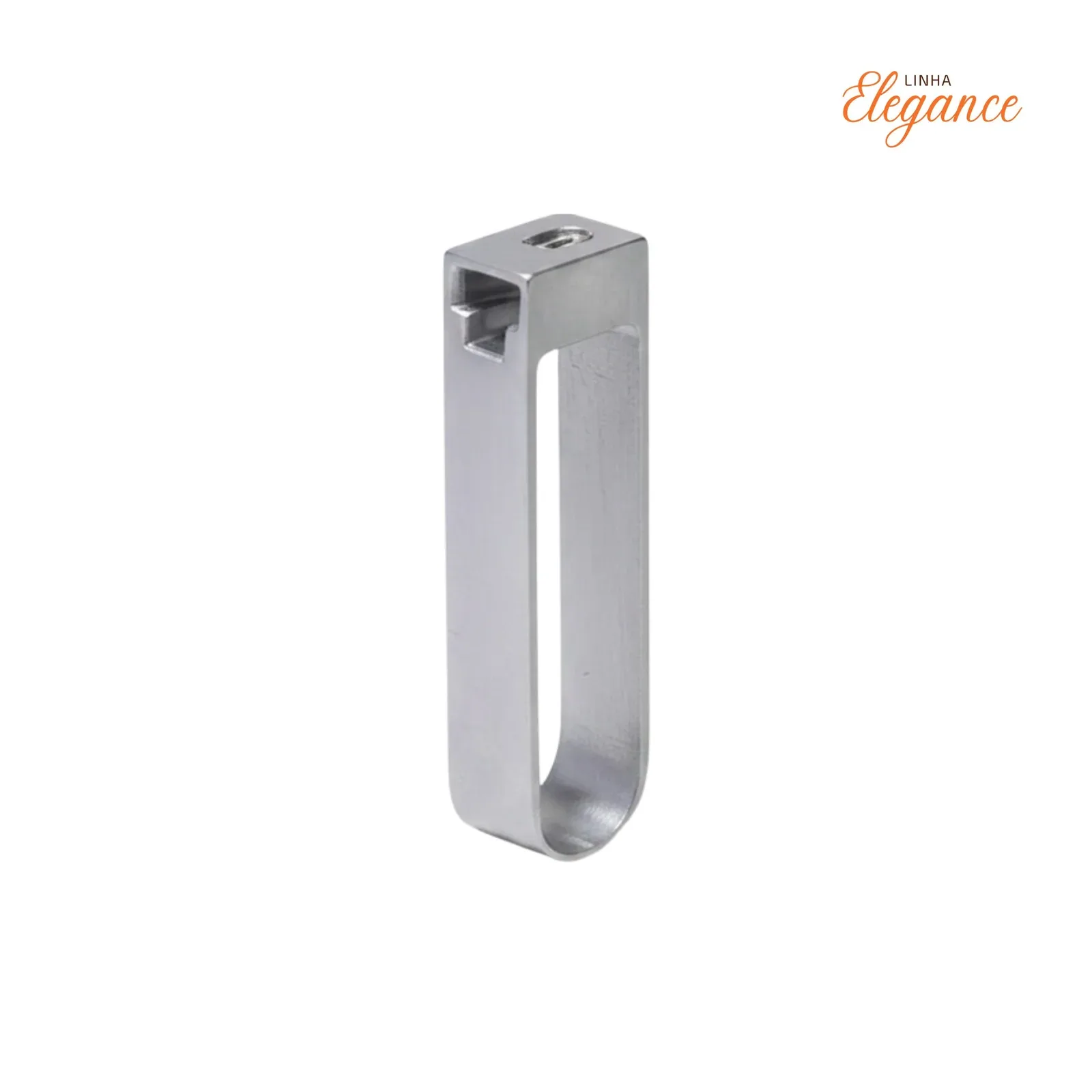 Suporte para tubo cabideiro oblongo