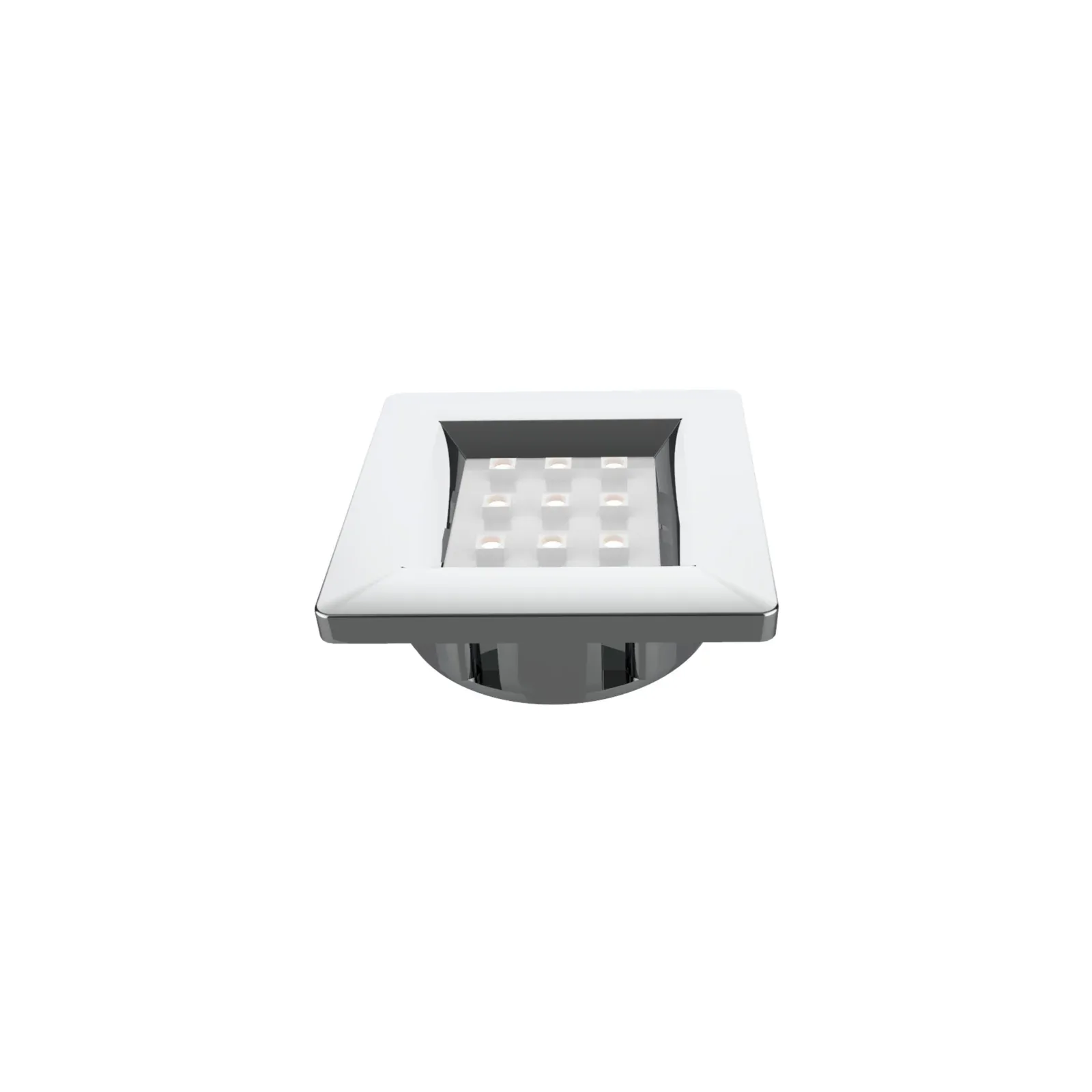 Luminária pontual 9 leds quadrado