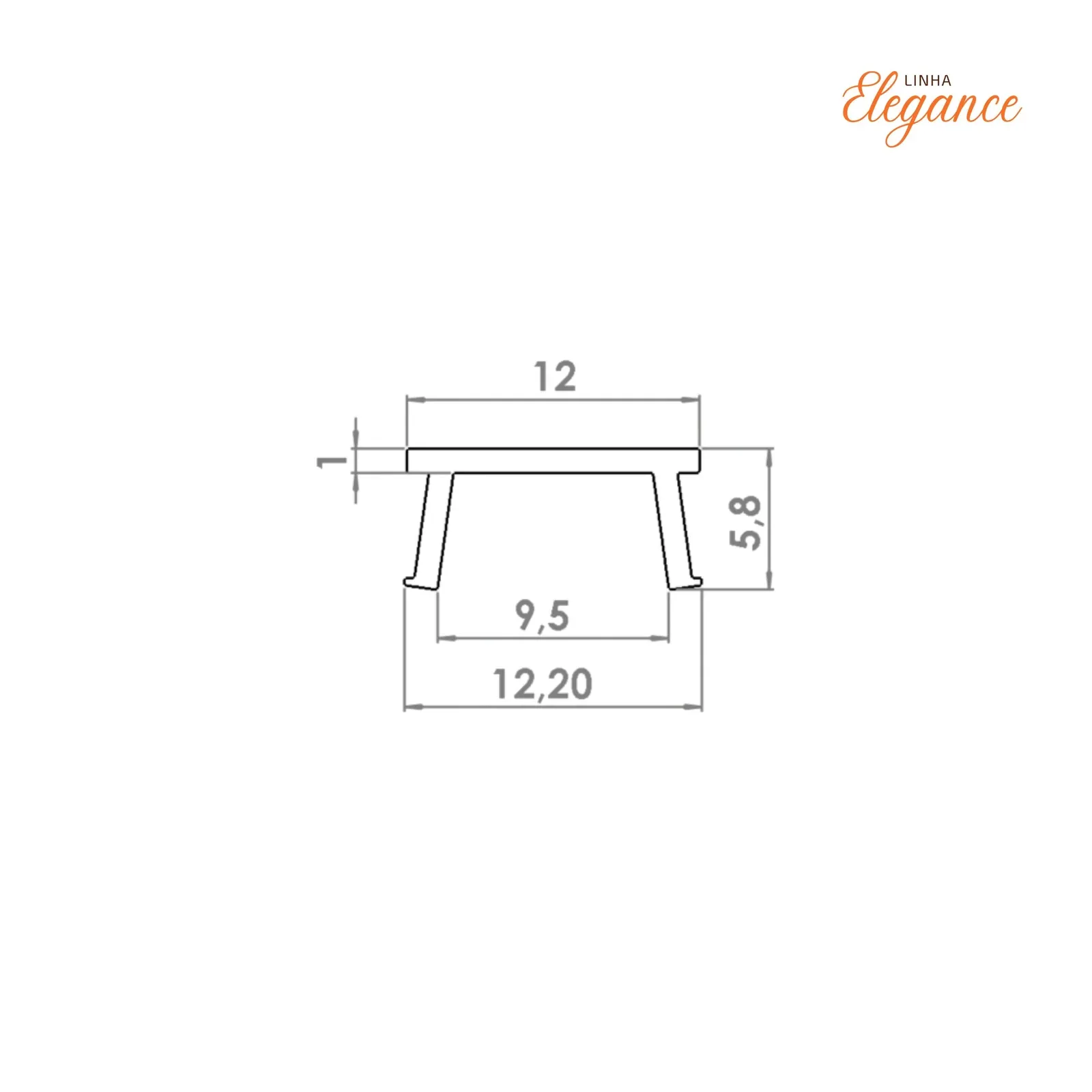 Lente 12mm de encaixe para MDF — miniatura 2