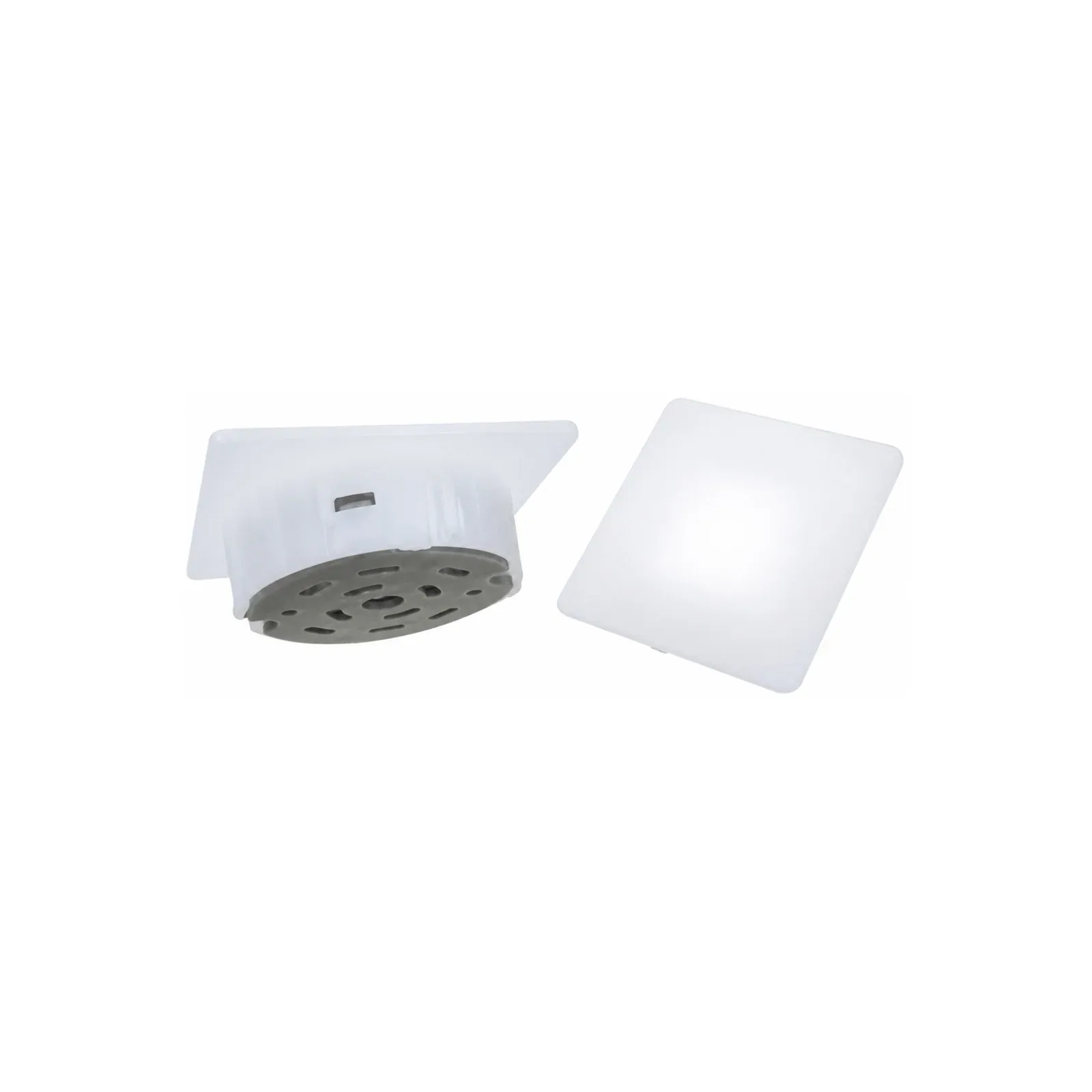 Luminária pontual ultra slim ponto zero 4 leds quadrada