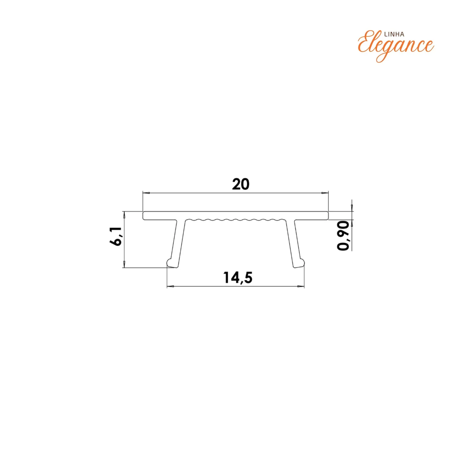 Lente 20mm de encaixe para MDF — miniatura 2