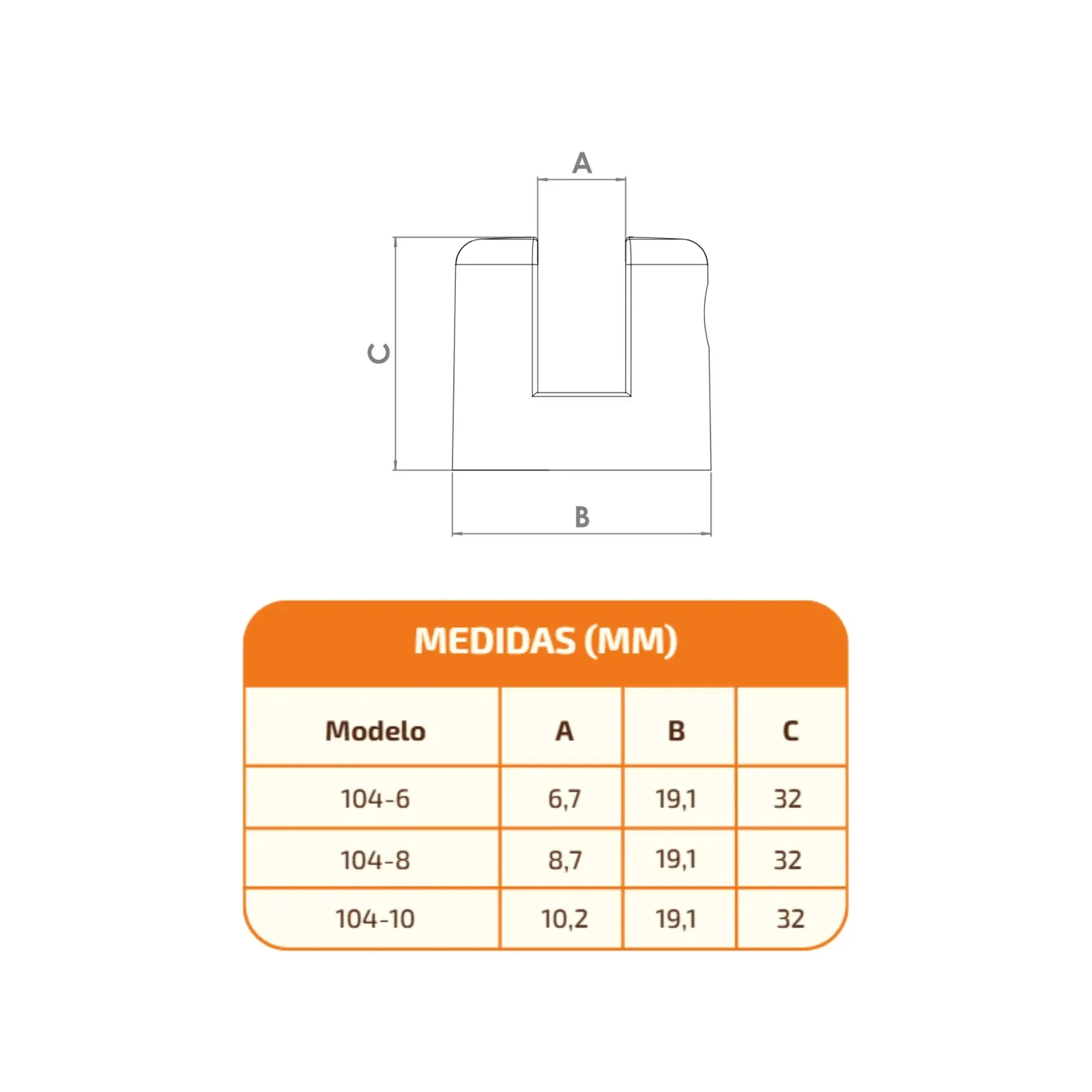 Suporte fenda alongado — miniatura 2