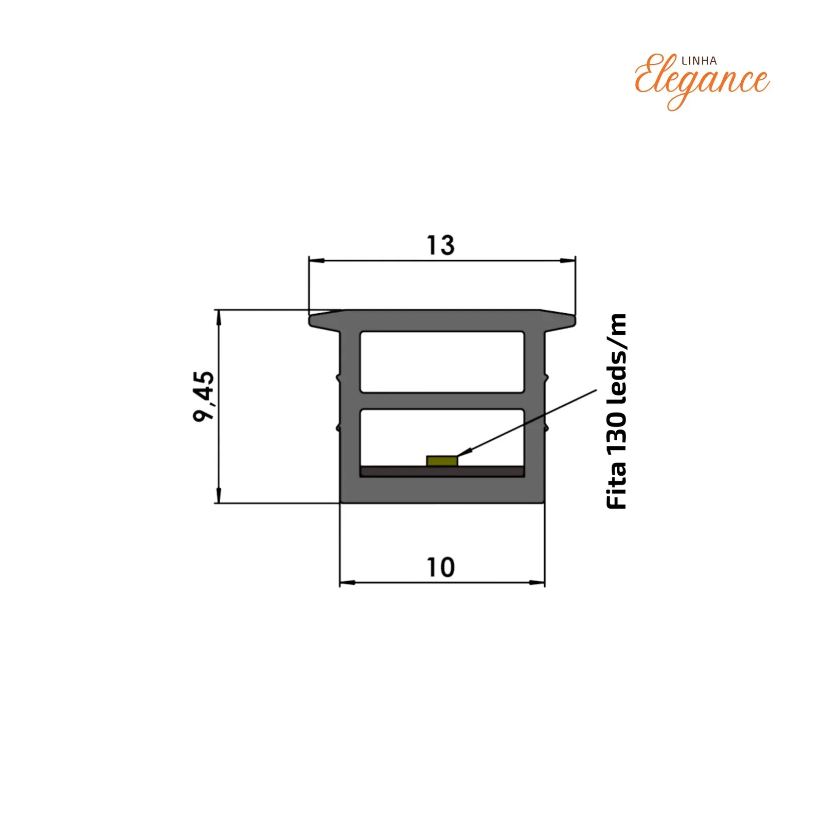 Luminária flexível com fita led integrada — miniatura 3