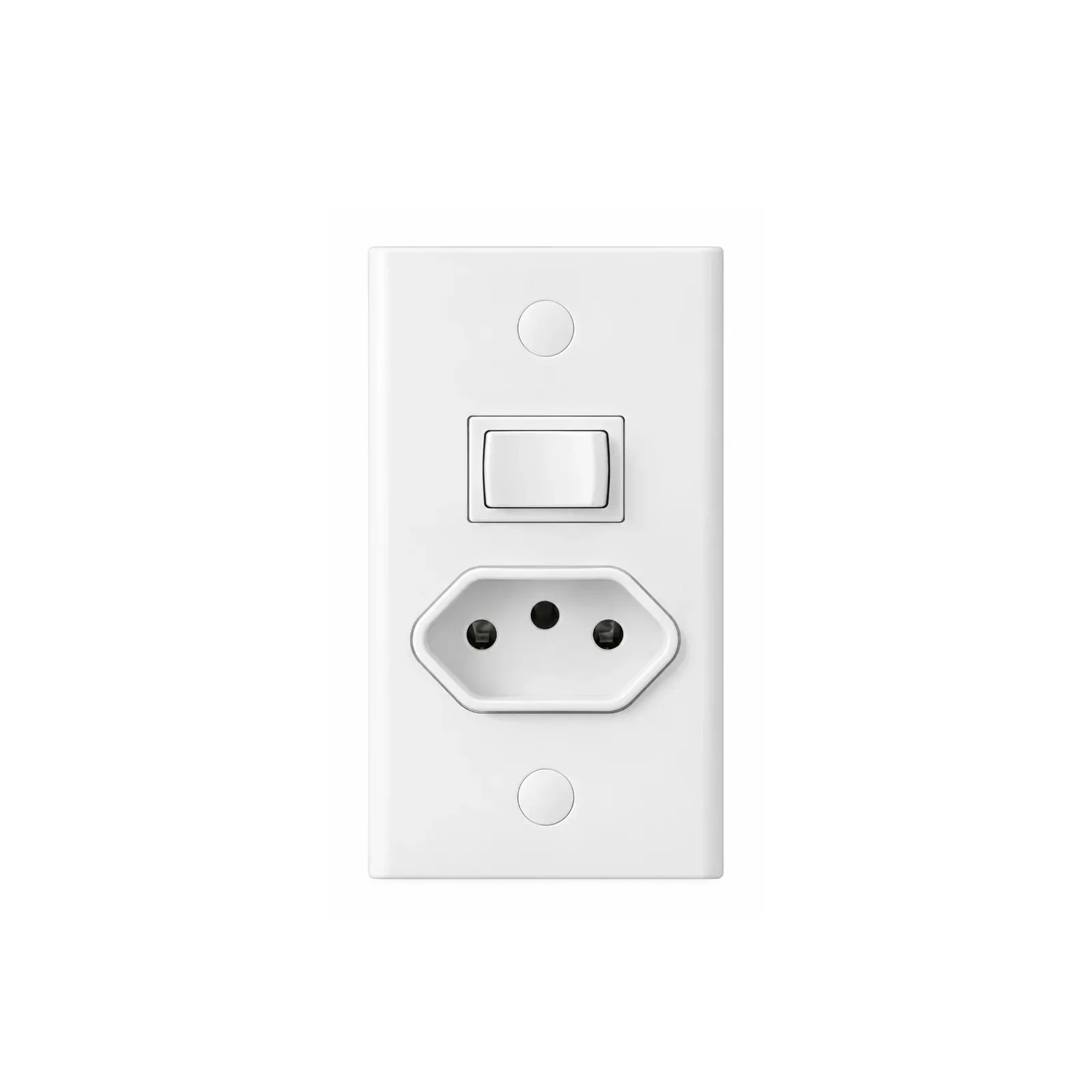 Tomada retangular com interruptor — foto 1